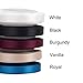VATIN Solid Color Double Sided Polyester Satin Ribbon 10 Colors 1/4 inch X 5 Yard Each Total 50 Yds Per Package Ribbon Set #5