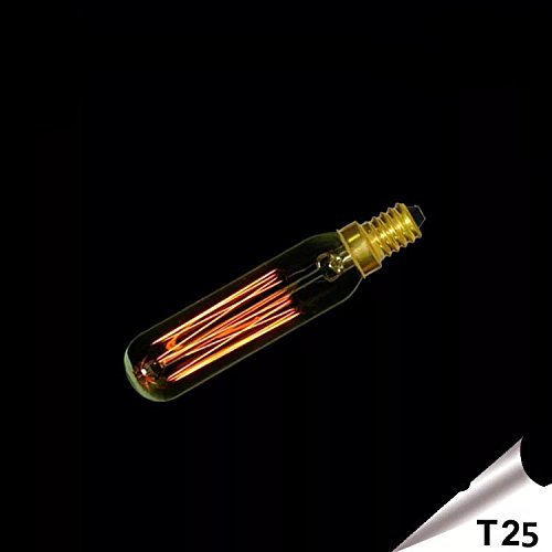 T25/T28 Candelabra Vintage Bulbs,Incandescent Filament Light Bulb,E12