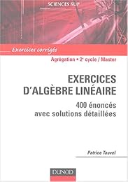 Exercices d'algèbre linéaire
