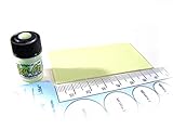 Glow-ON Paint and Film Nights Sights Kit for Firearms. 2.3 ml Vial + 3.3 x 7 cm Glow Film