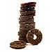 PetSafe Busy Buddy Refill Ring Dog Treats for select Busy Buddy Dog Toys, Peanut Butter Flavored Natural Rawhide, Size A [2-Pack]