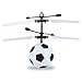 LilPals Mini RC Flying Magic Fun Illuminated Ball, RC Infrared Induction USB Helicopter Ball with Built-in Shinning LED Lighting for Kids, Teenagers, Soccer Ball White