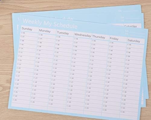 IU Desert Rose Home Supplies 20 Sheets Weekly Academic Student Office Planner Calendar Sticker Wall Calendar Meeting Record