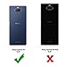 EasyAcc Case for Sony Xperia 10, Soft TPU Crystal Clear Slim Anti Slip Phone Case Transparent Back Protective Cover Compatible with Sony Xperia 10