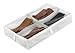 Whitmor Underbed Boot Bag, 4 Section, White