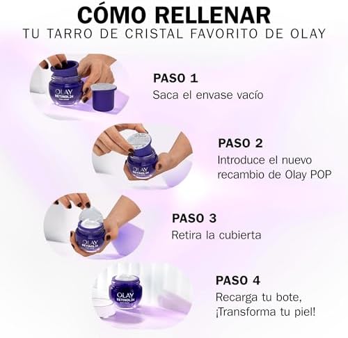 Retinol 24 creme noturno facial hidratante REFILL, com vitamina E antioxidante. Cuidados de pele bem-envelhecidos 50 ml