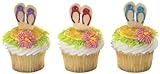 Summer Flip Flop Cupcake Picks ~ 24 pcs by Hallmark
