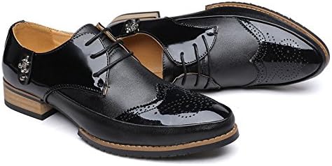 Amazon ノーブランド ビジネスシューズ メンズ 革靴 メンズ カジュアル レザー オックスフォード 通気性xie39 24cm ブラック ノーブランド品 スニーカー