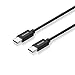 Nekteck USB Type C (USB-C) to USB Type-C Data & Charging Cable Reversible Design for MacBook 12 Inch,Galaxy S8 S9/ S8 Plus S9 Plus, LG G5/G6, Pixel2/ Pixel XL2, 5X 6P and More, Black - 2m/6.6ft