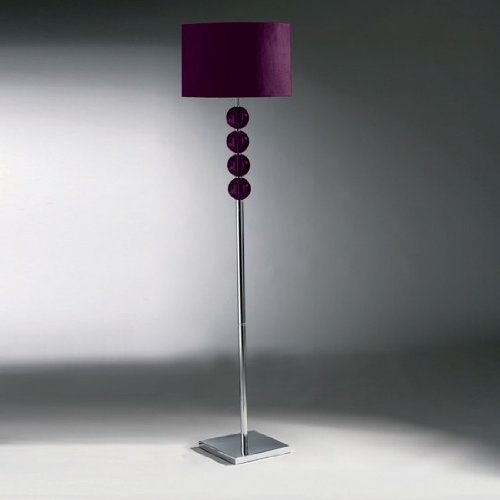 Mistro Purple Floor Lamp, 2501170 [2501170] Amazon.co.uk Kitchen & Home