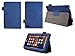 Case for Kindle Fire 7 (5th, 7th and 9th Generation) Tablet - Folio Case with Stand for Kindle Fire 7 Inch Tablet - (Imprint Blue)