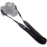 JJC Soft Camera Neck Shoulder Strap for Sony A6000 A6100 A6300 A6400 A6500 A6600 ZV-E10 Fuji Fujifilm X-T5 X-T30 X-T20 X-T4 X