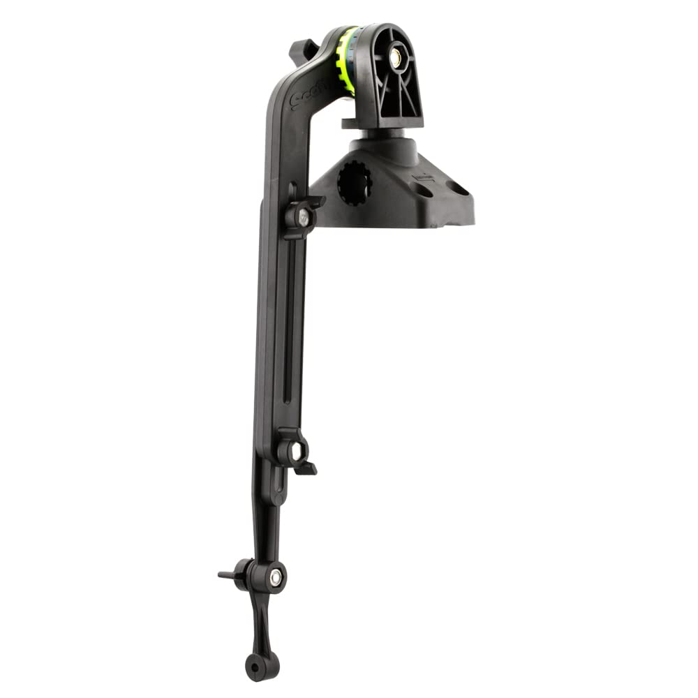 Scotty 140 Kayak/SUP Transducer Mounting Arm, Slip Disks Included, Fits All Scotty Post Mounts,Black