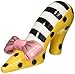 Appletree Design Leopard Print Heels with Pink Bow Salt and Pepper Set, 2-3/8-Inch