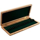 Wooden Oboe Reed Case for 20pcs Reeds Natural Color