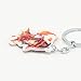 Keychain Keyring Schoolbag Pendant for Anime Kono Subarashii Sekai ni Shukufuku wo Megumin Double-Sided