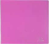 Exacompta 88827E Semi-Rigid PP Display Book A4 80 Pockets Pink