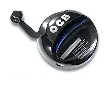 OCB Zigaretten-Hebelstopfer, Metall, Schwarz M