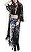 Eshion Women's Lace Crochet Kimono Cardigan Swimsuit Bikini Cover Up Beachwear