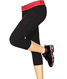 Womens Slimming Pants Hot Thermo Neoprene Sweat Sauna Body Shapers (3XL, Red)