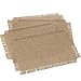 Firefly Craft Fringe Burlap Placemats 14