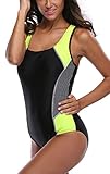 CharmLeaks Women's Pro Splicing One Piece Pool Swimsuit