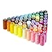 Candora Sewing Thread Assortment Coil 60 Color 250 Yards Each Polyester Thread Sewing Kit All Purpose Polyester Thread for Hand and Machine Sewing