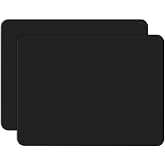 Gartful 2 Pack Silicone Crafting Mats, 15.7" x 11.8" Silicone Mat for Crafts, Large Heat Resistant Sheet for Jewelry Casting, Epoxy Resin, Painting, Counter Table Protector, Placemat, Nonstick, Black