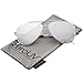zeroUV Mirrored Oversized Aviator Sunglasses for Women and Men, Metal Frame & UV400 with Large Flat Mirror Lens 58mm (Silver/Silver Mirror)