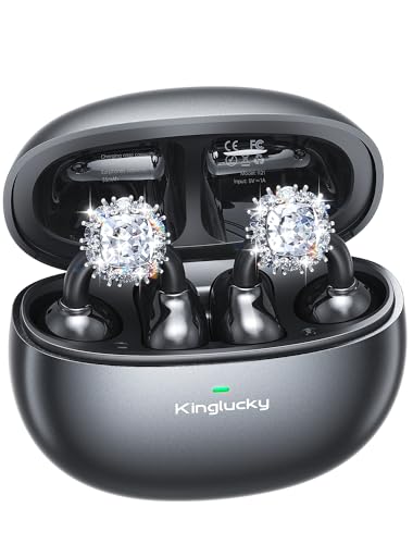 Kinglucky Jewelry-inspired Clip-on Earbuds Diamond