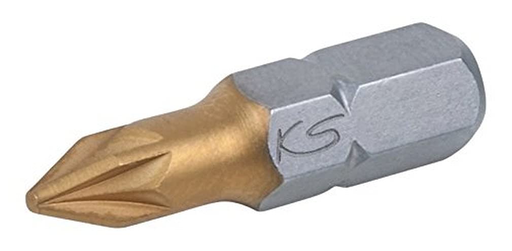 KS Tools 911.2626 1/4 Inch TiN Bit, 25 mm, PZ3
