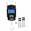 Electronic-Fishing-Scale-By-Sakana-Gear-Digital-Balance-Scale-With-A-Stainless-Steel-Hanging-Hook-And-Metal-Hand-Handle-Compact-Lightweight-Fishing-And-Traveling-Gear–2-AAA-Batteries-Included