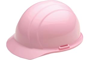 ERB 19375 Americana Cap Style Hard Hat with Slide Lock, Pink Large