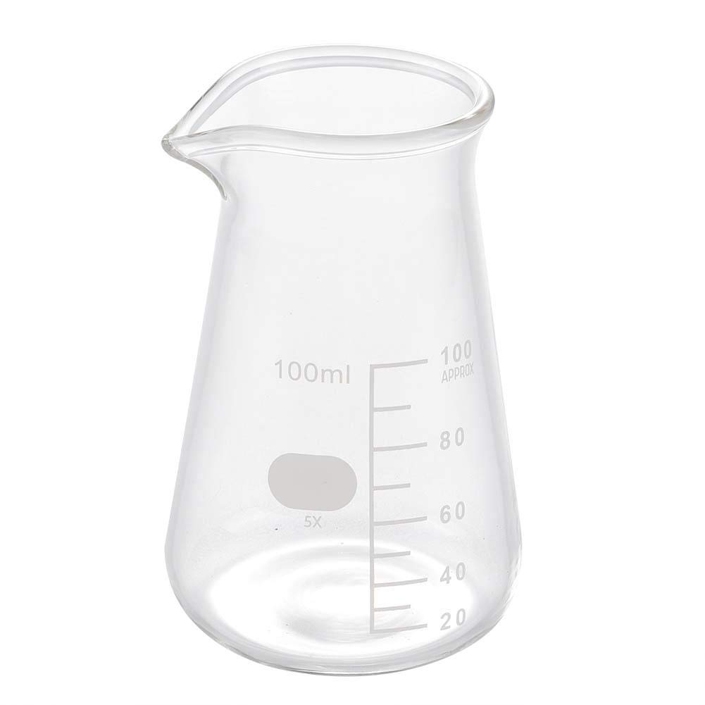 Small Measuring Jug, 100ml Glass Measuring Cup Coffee Milk Jug Frothing Cup with Scale for Coffee Espresso Milk