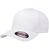Flexfit Wooly Combed 6-Panel Structured Baseball Cap | Stretch Fitted | Wooly Combed, Mid-Profile Crown, Hard Buckram Front, Permacurv Visor, Bulk Packs Available