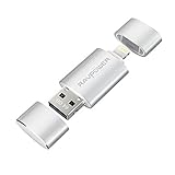 iPhone iPad Flash Drive 64GB, Lightning to USB 3.0 RAVPower External Memory Stick Storage for iOS iPod Mac Windows PC [Upgraded Version]