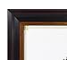 Golden State Art 8.5x11 Photo Frame - Ornate Design Black Gold & Burgundy - Wall Hanging or Tabletop - Real Glass - Great for Pictures/Diplomas/Prints