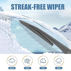 10" Rear Wiper Blade,Replacement Back Windshield