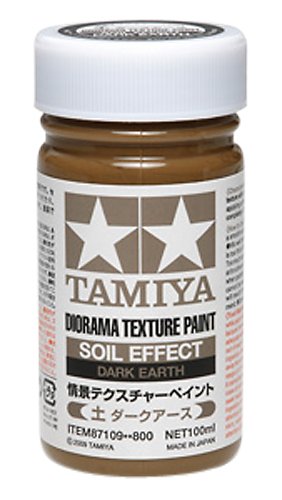 Diorama Textured Paint - Soil Effect Dark Earth - Paints - Tamiya