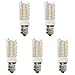 KINDEEP E12 LED Bulb, 5W (40W Incandescent Replacement), Candelabra Edison Screw Base, Daylight White 6000K, Pack of 5
