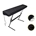 Piano Keyboard Dust Cover For 61/76/88 Keys- Electric/Digital Piano Stretchable Protective Keyboard Cover, Elastic Cord Locking Clasp, Machine Washable (61-76 Keys)