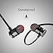 Magnetic Wireless Earbuds Awei Bluetooth Headphones Sport In-Ear Sweatproof Earphones Super Sound Quality Bluetooth 4.2, 6 Hours Play Time Secure Fit Design Black