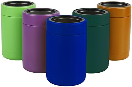 Tahoe Trail 12 oz Stainless Steel Double Wall Vacuum Insulated Can Cooler (spectrum blue)