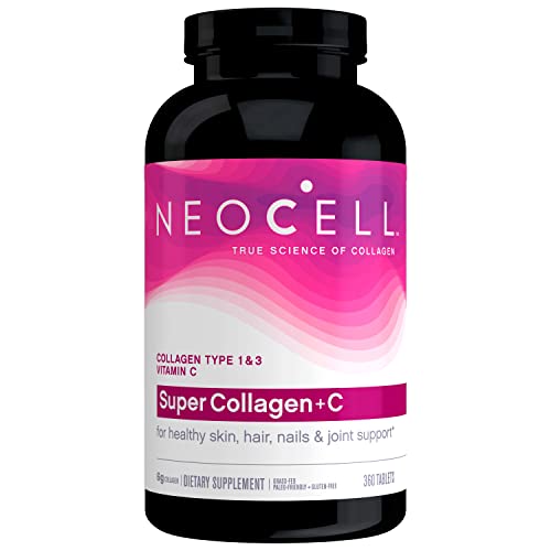 NeoCell Super Collagen Peptides + Vitamin C, 6g Collagen Per Serving, Gluten Free, Promotes