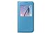 Samsung S-View Flip Cover for Samsung Galaxy S6 - Blue Fabric