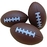 LMC Foam Footballs Brown 3 Pack 4.75 Inches