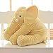 LOVOUS Super Soft Cute Big Stuffed Elephant Plush Doll, Baby Elephants Toys (Yellow)