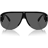 Versace Man Sunglasses Black Frame, Dark Grey Lenses, 0MM