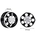 2pcs Trailer Front Hub Aluminum Alloy Rim 7 Spokes for 1/14 Tractor Truck RC Climber Trailerthumb 2