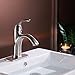 BWE Single Handle Brass Bathroom Faucet Brushed Nickel Basin Mixer Tap